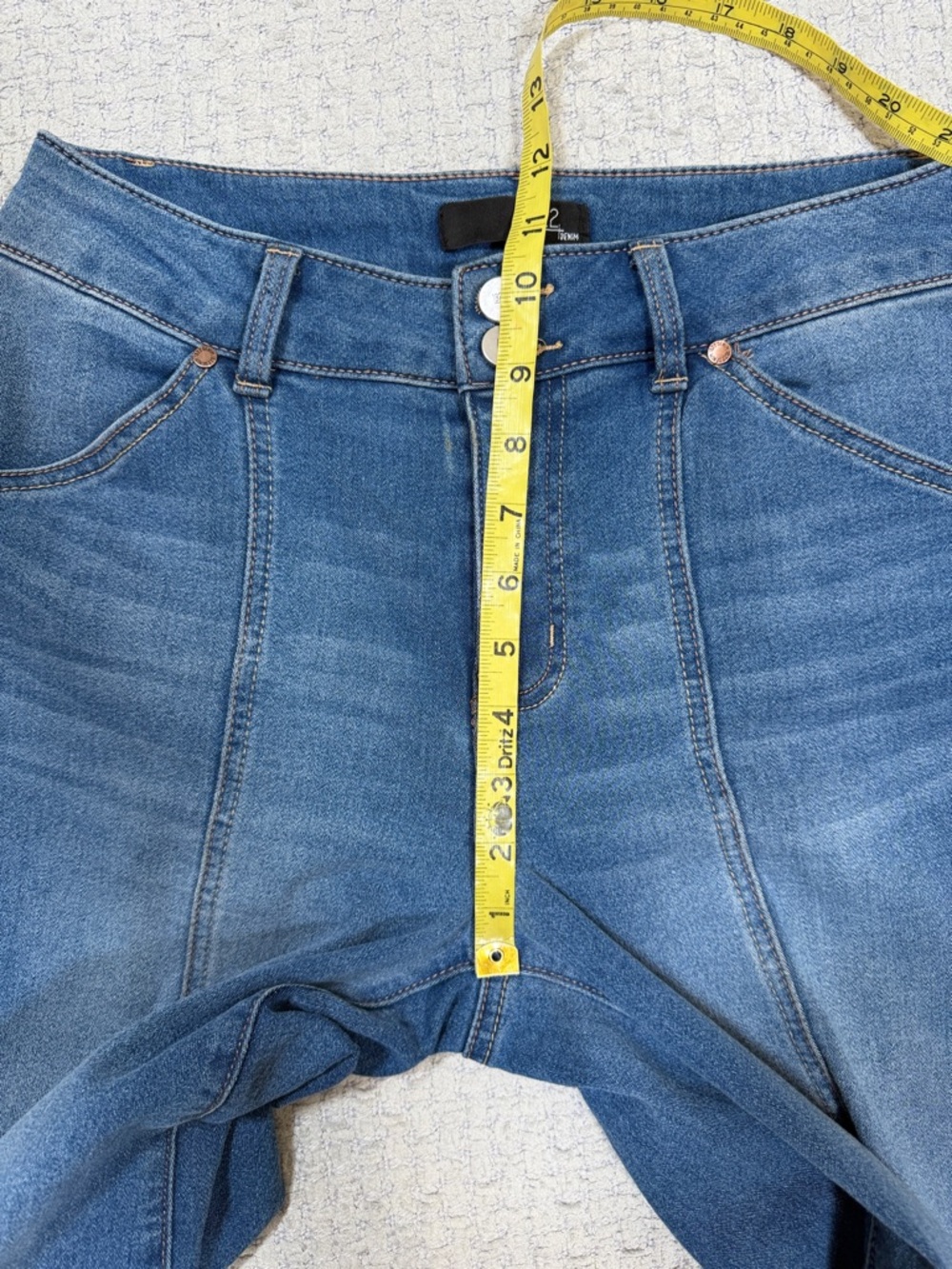 Women’s 1822 Denim Style #CJ32M2447C7 Wide Leg High Waist Pants Jeans  Size 8 - Picture 12 of 14